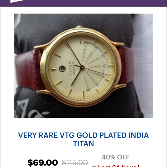 Titan vintage mens watch - Picture 9 of 9